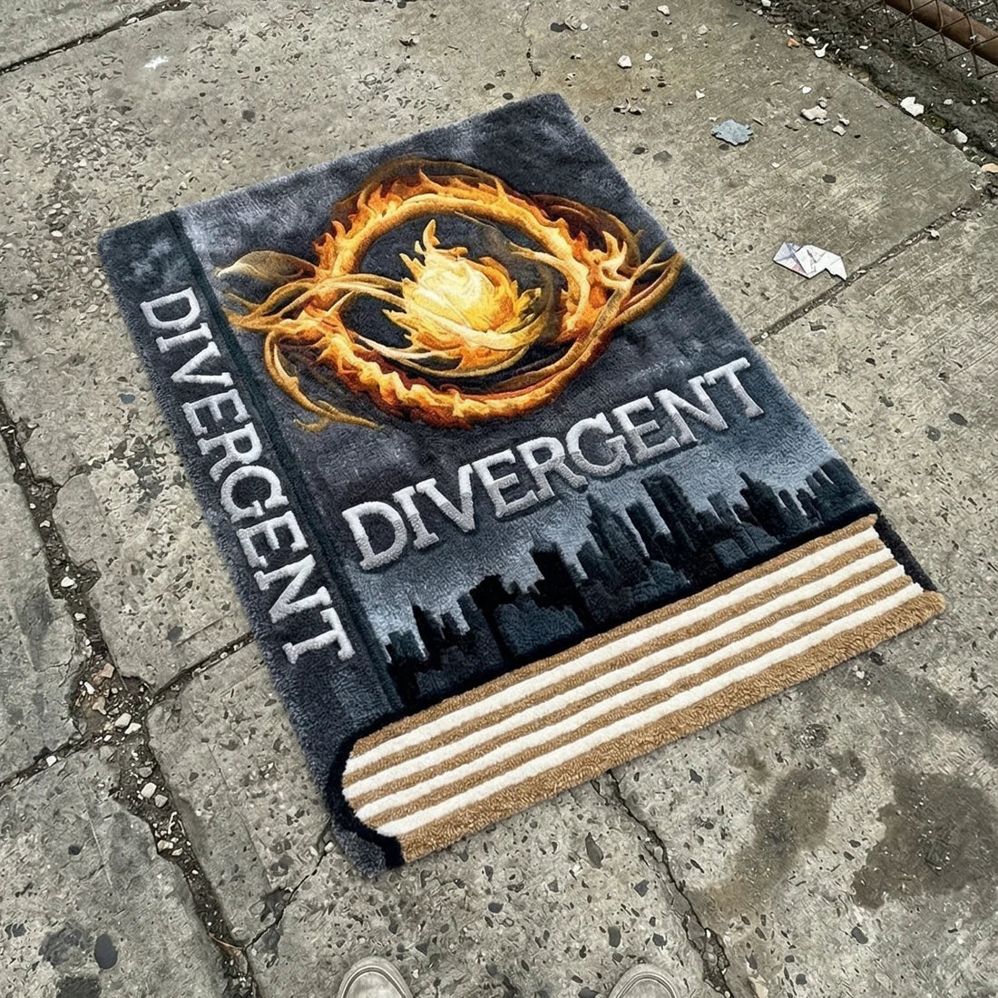 "Divergent" Book Rug